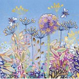 a charming bees foiled card 