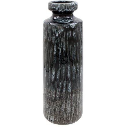 31.5cm Vase with Reactive Glaze