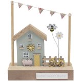 a charming wooden Home Sweet Home House