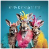 Hop into your birthday with this charming card 