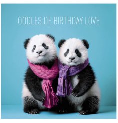 Share heartfelt birthday cheer with the Oodles Of Birthday Love Greeting Card.