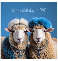 Send joy with the charming Happy Birthday To Ewe card—perfect for a special birthday celebration!