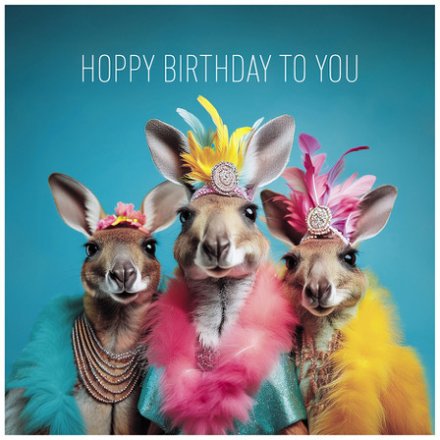 Retro Hippy Birthday Dude Greeting Card, 15cm