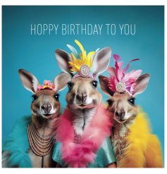 The Hippy Birthday Dude card mixes retro style and joyful art to light up any birthday.