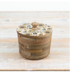 add some rustic charm with this charming sunflower pot 
