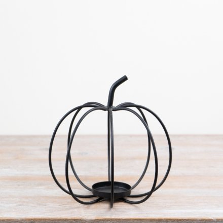 17cm Pumpkin-Shaped Candle Holder