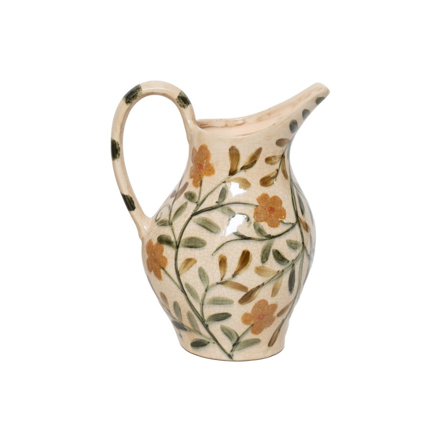 Floral Design Vase, 24cm 