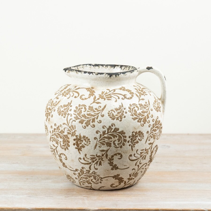 27.5cm Patterned Jug Vase