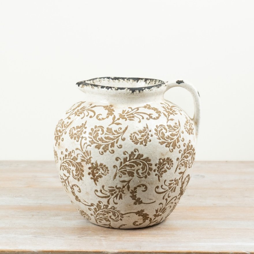 27.5cm Patterned Jug Vase