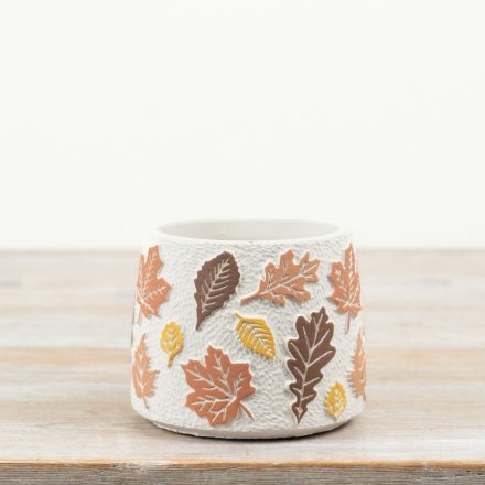 Autumn Leaf DecorPlanter, 12.5cm 
