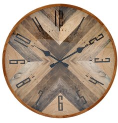 Enhance your room’s charm with this 50cm Parquet Style Wall Clock, blending style and function seamlessly.