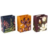 vibrant flower design gift bags