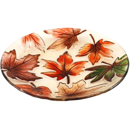 Maple Leaves Plate, 30cm