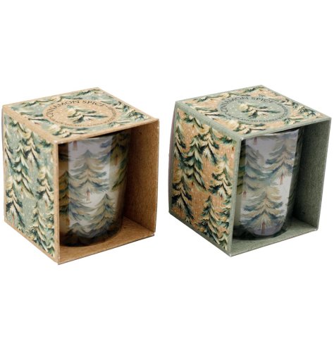 Fill your space with the calming aroma of a crisp, snowy forest using these candles.