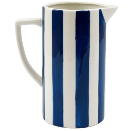 17cm Blue Stripe Vase