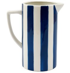 Add a touch of elegance with this 17cm Blue Stripe Vase