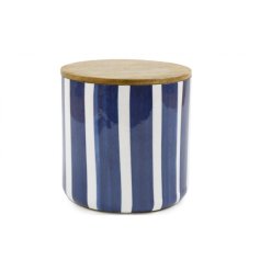 Cute storage jar with a playful sardine design