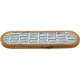 Add a splash of vintage seaside charm to your home with this Sardine Enamel Tray
