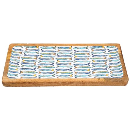 40cm Sardines Enamel Serving Tray