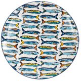 Serve your seafood in style with this 26.8cm Sardines Serving Plate