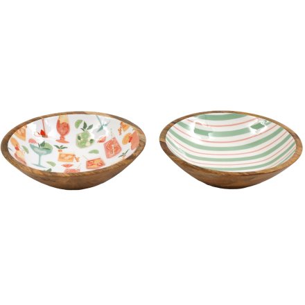 2/A Cocktail Enamel Bowl, 30cm 