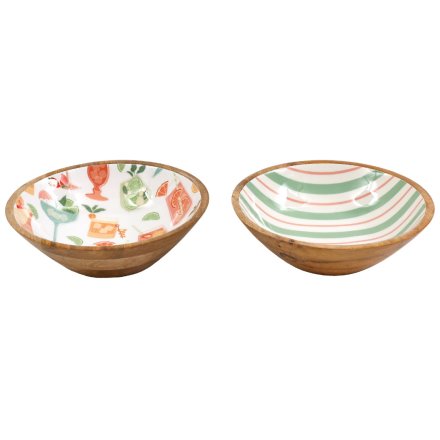 25cm Cocktail Enamel Bowl 2/A 