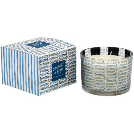 Sardines Candle, 11cm 