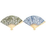 Add elegance to any occasion with the Secret Garden Paper Fan