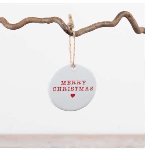 Bring a classic holiday charm to your home with this delightful festive hanger.