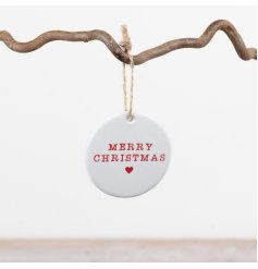 Bring classic holiday charm to your home with this delightful festive hanger.