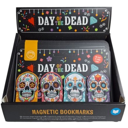 Day Of The Dead Magnetic Bookmark Set