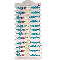 Bring coastal charm to your look with these beautiful bracelets.