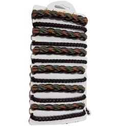 Add a bold touch to your look with our Chunky Woven Fashion Bracelets