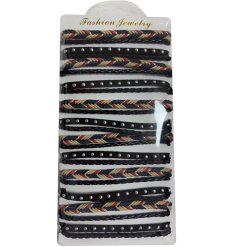 Elevate your style with our chunky braided and woven fashion bracelets for a striking, bold look.