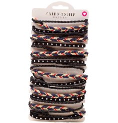 Elevate your style with our chunky braided and woven fashion bracelets for a striking, bold look.
