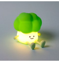 Playful night light featuring a broccoli motif for a cozy glow.