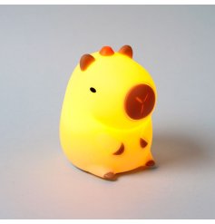 Create a calming bedtime atmosphere with the charming Capybara Colour Change LED Night Light
