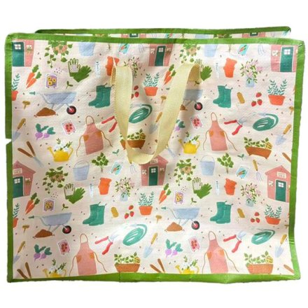 In The Garden Zip-Up Laundry Storage Bag, 55cm 