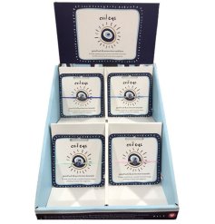 Enhance your style with this chic and mysterious Evil Eye Bracelet.
