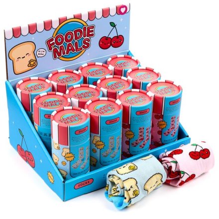Elevate your sock style with Foodiemals Socks In A Tube.