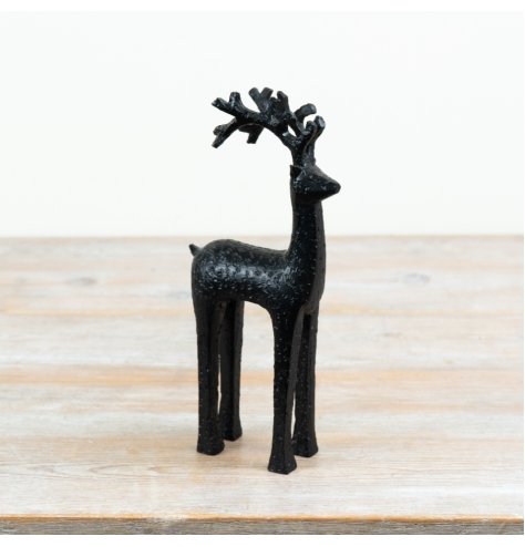Bring woodland charm home with this elegant deer ornament.