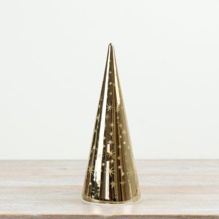 Add festive sparkle with our 30cm Colour Glass Xmas Tree