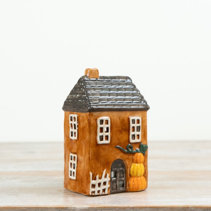 Pumpkin Design Candle House, 17cm 