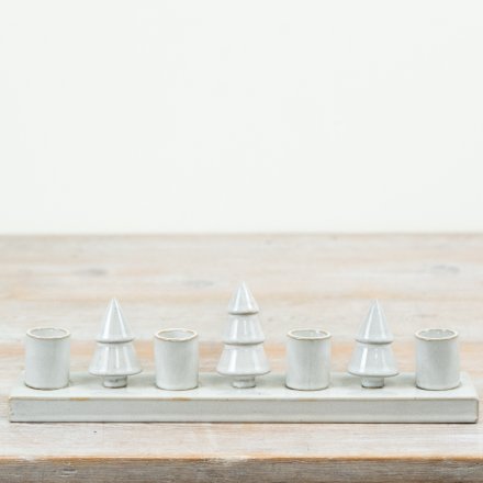 Christmas Tree Taper Candle Holder 31cm