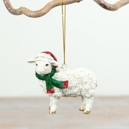 Sheep Tree Hanger, 7.5cm 