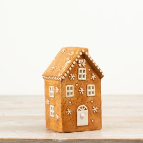 Designed with traditional gingerbread styling and decorative icing accents