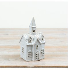 Ceramic church decoration finished in a natural glaze 