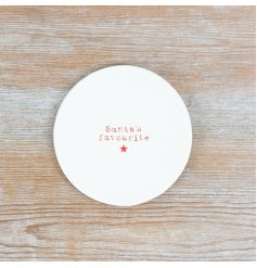 a fun santa favourite coaster 