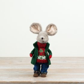 A delightful mouse perfect for celebrating the holiday season.