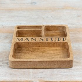 Store your essentials stylishly with this sleek tray for mobile phones and keys.